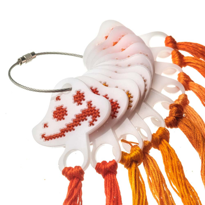 FLZ(S)-112 Wonderland Crafts Органайзер-зразок для муліне - Гриб, 5x4,5 см (пластик)