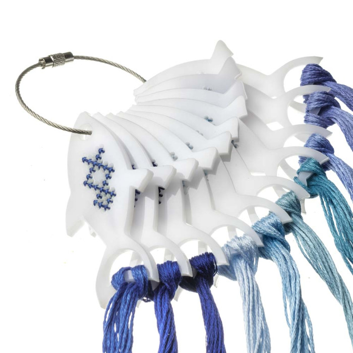 FLZ(S)-113 Wonderland Crafts Органайзер-зразок для муліне - Рибка, 3,5x7 см (пластик)