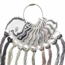 FLZ(S)-114 Wonderland Crafts Органайзер-зразок для муліне - Мордочка кішки, 5x6,5 см (пластик)