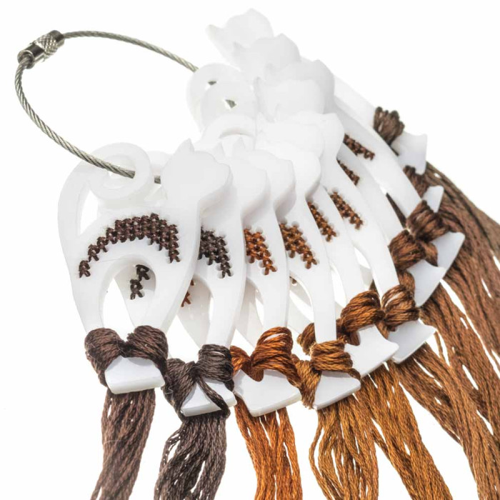 FLZ(S)-115 Wonderland Crafts Органайзер-зразок для муліне - Кішка, 3,5x6 см (пластик)