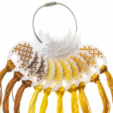 FLZ(S)-117 Wonderland Crafts Органайзер-зразок для муліне - Ананас, 3x6 см (пластик)