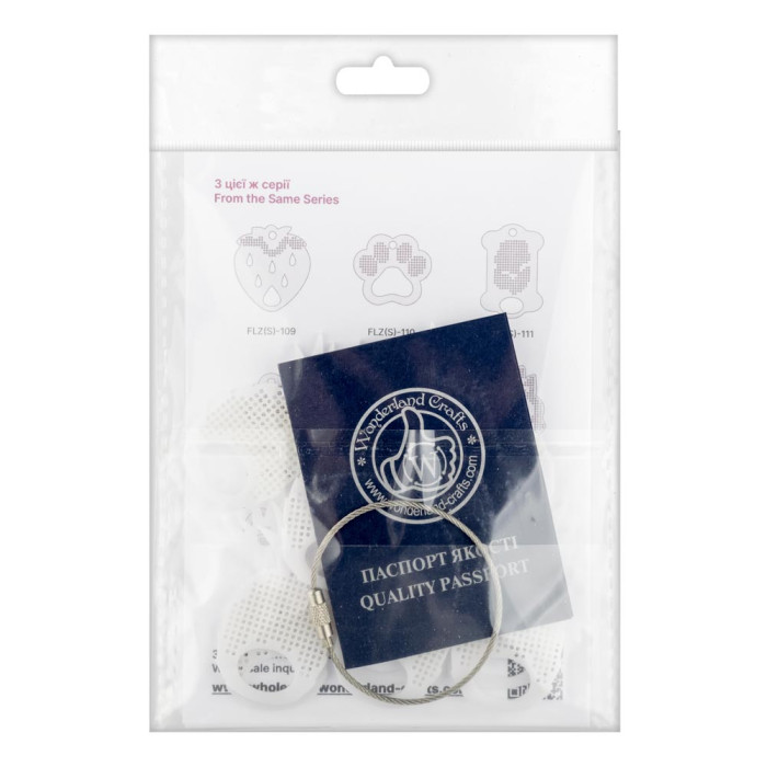 FLZ(S)-117 Wonderland Crafts Органайзер-зразок для муліне - Ананас, 3x6 см (пластик)