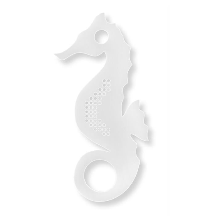 FLZ(S)-118 Wonderland Crafts Органайзер-зразок для муліне - Морський коник, 4x7,5 см (пластик)