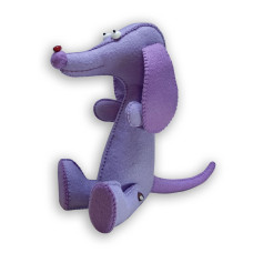 ФН-138 VDV Набір для створення фетрової іграшки - Такса фіолетова 14x24 см