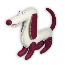 ФН-139 VDV Набір для створення фетрової іграшки - Такса 24x18 см