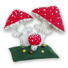 ФН-140 VDV Набір для створення фетрової іграшки - Грибочки 20x16 см