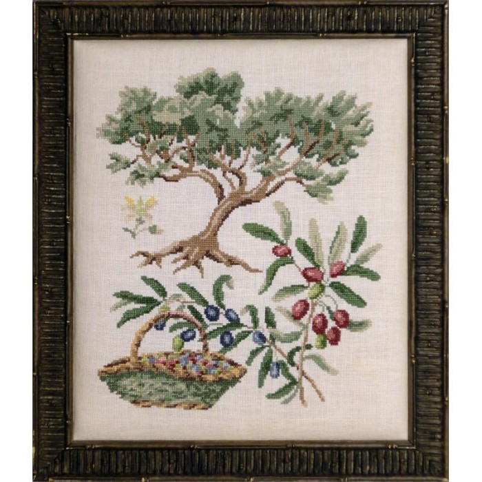 FT10-C Lucas Creations Схема для вишивки рахунковим хрестиком - Оливки Olives 24x29 см, папір