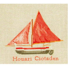 G03-C Lucas Creations Схема для вишивки рахунковим хрестиком - Хуарі Houari ciotaden 16x18 см, папір