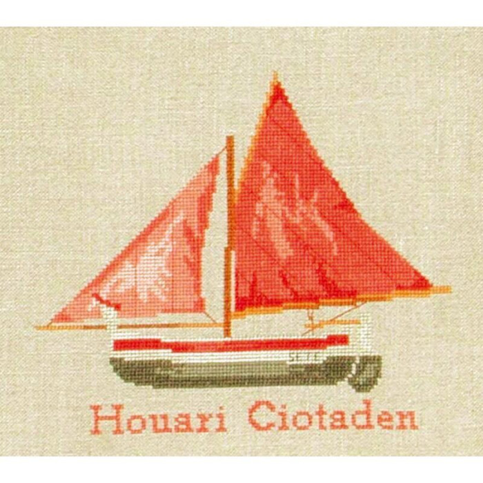 G03-C Lucas Creations Схема для вишивки рахунковим хрестиком - Хуарі Houari ciotaden 16x18 см, папір