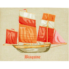 G05-C Lucas Creations Схема для вишивки рахунковим хрестиком - Біскін Bisquine 41x33 см, папір