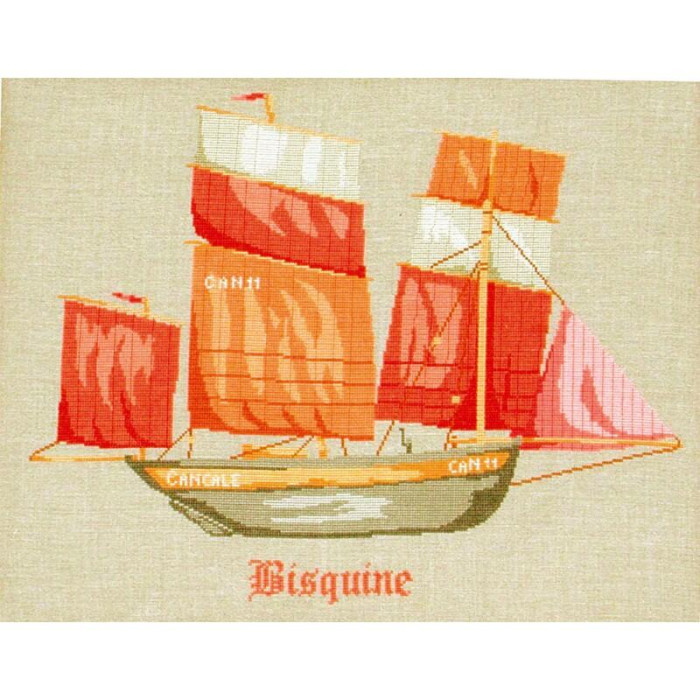 G05-C Lucas Creations Схема для вишивки рахунковим хрестиком - Біскін Bisquine 41x33 см, папір