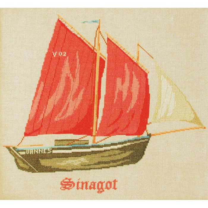 G08-C Lucas Creations Схема для вишивки рахунковим хрестиком - Сінагот Sinagot 33x32 см, папір