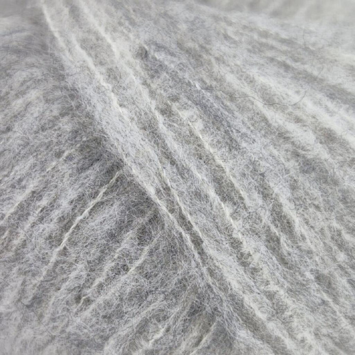 G1 Пряжа Laines du Nord Cashsilk Light, 25г - 145м, cвітло-сірий, 68% вовна, 22% шовк, 10% кашемір