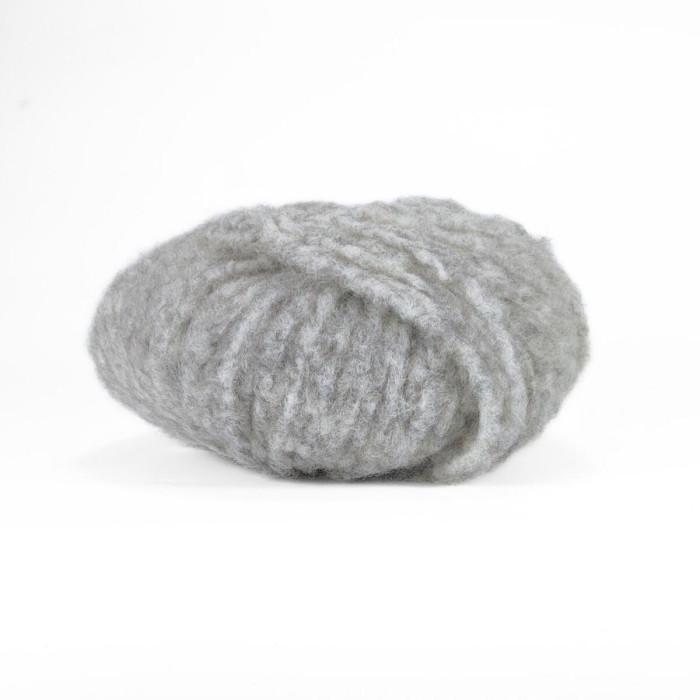 G1 Пряжа Laines du Nord Piuma Cashmere, 25г - 75м, сірий, 75% вовна, 16% кашемір, 9% нейлон