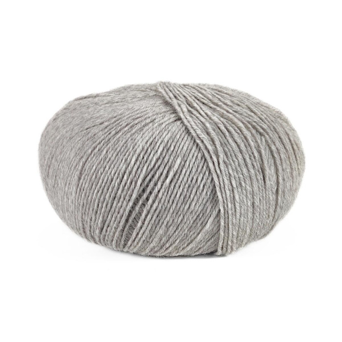 G1 Шкарпеткова Пряжа Laines du Nord Unisock 6 PLY, 100г - 400м, світло-сірий, 75% вовна, 25% нейлон