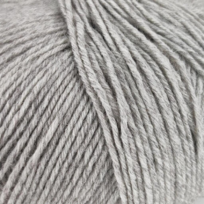G1 Шкарпеткова Пряжа Laines du Nord Unisock 6 PLY, 100г - 400м, світло-сірий, 75% вовна, 25% нейлон
