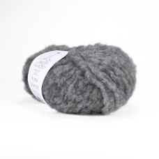 G2 Пряжа Laines du Nord Piuma Cashmere, 25г - 75м, темно-сірий, 75% вовна, 16% кашемір, 9% нейлон