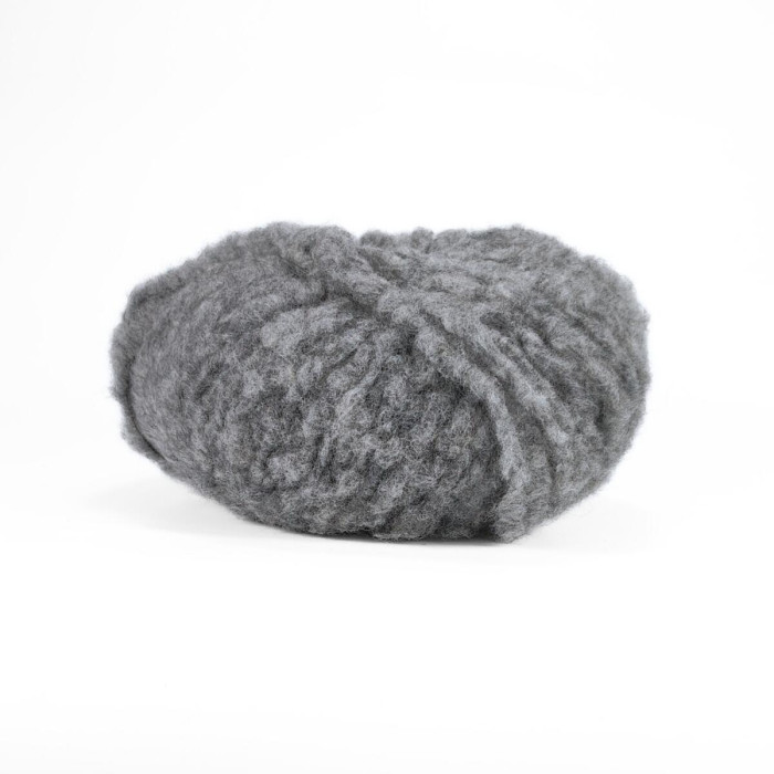 G2 Пряжа Laines du Nord Piuma Cashmere, 25г - 75м, темно-сірий, 75% вовна, 16% кашемір, 9% нейлон