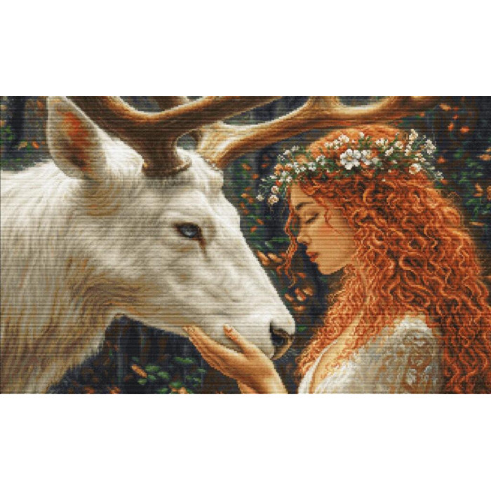 G724 Luca-S Набір для вишивки гобеленом - Ніжний дух лісу 33x20 см, Goblen 25