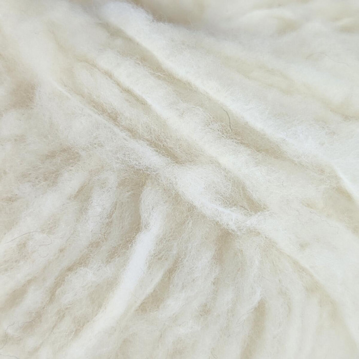 GG Пряжа Laines du Nord Piuma Cashmere, 25г - 75м, молочний, 75% вовна, 16% кашемір, 9% нейлон