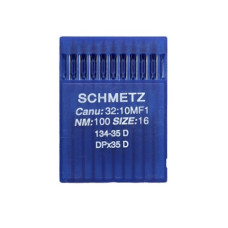 Голки Schmetz 134-35 D №100, 10 шт, для прямострочних (універсальних) побутових швейних машин
