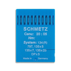 Голки Schmetz 134 (R) №200, 10 шт, для прямострочних (універсальних) побутових швейних машин, товста колба