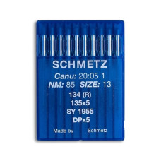 Голки Schmetz 134 (R) №85, 10 шт, для прямострочних (універсальних) побутових швейних машин, товста колба