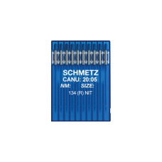 Голки Schmetz 134 (R) NIT №70, 100 шт, для прямострочних (універсальних) промислових швейних машин, товста колба