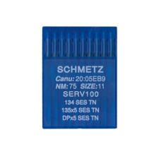 Голки Schmetz 134 SES TN №75, 10 шт, для прямострочних (універсальних) побутових швейних машин