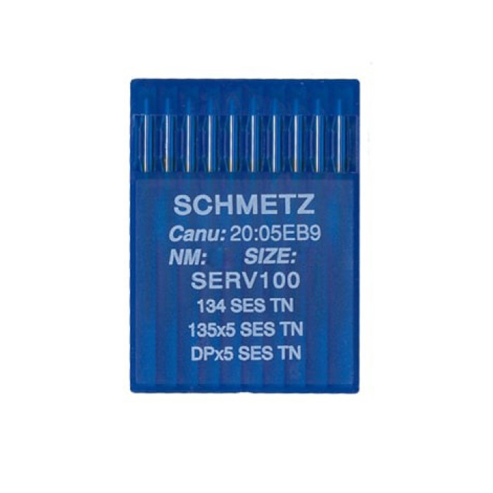 Голки Schmetz 134 SES TN №90, 10 шт, для прямострочних (універсальних) побутових швейних машин
