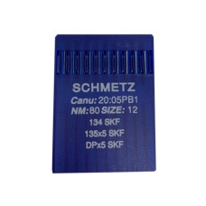 Голки Schmetz 134 SKF №80, 10 шт, для прямострочних (універсальних) побутових швейних машин, товста колба