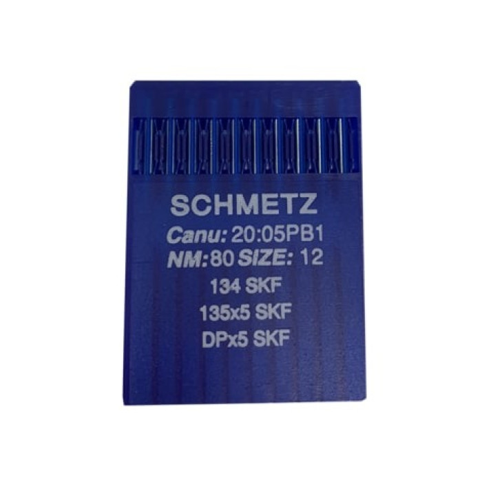 Голки Schmetz 134 SKF №80, 10 шт, для прямострочних (універсальних) побутових швейних машин, товста колба