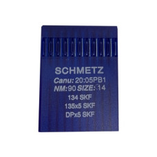 Голки Schmetz 134 SKF №90, 10 шт, для прямострочних (універсальних) побутових швейних машин, товста колба