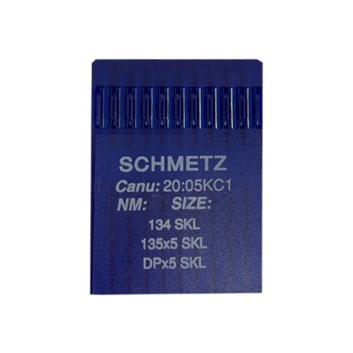 Голки Schmetz 134 SKL №90, 10 шт, для прямострочних (універсальних) побутових швейних машин, товста колба