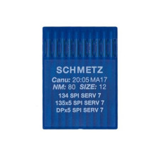 Голки Schmetz 134 SPI SERV 7 №80, 10 шт, для прямострочних (універсальних) побутових швейних машин