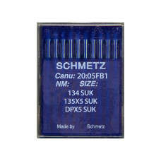 Голки Schmetz 134 SUK №120, 10 шт, для прямострочних (універсальних) побутових швейних машин