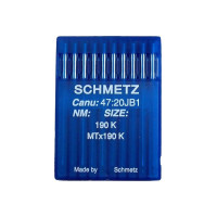 Голки Schmetz 190 K MTX190 K №90, 10 шт, для прямострочних (універсальних) побутових швейних машин