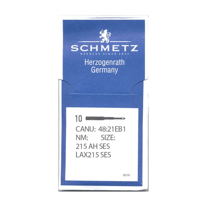 Голки Schmetz 215 AH SES №110, 10 шт, для стьобальних промислових швейних машин
