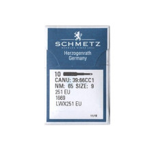 Голки Schmetz 251 EU №65, 100 шт, для промислових швейних машин потайного стібка