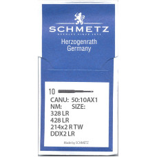 Голки Schmetz 328 LR №230, 10 шт, для промислових швейних машин човникового стібка