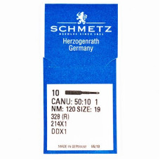 Голки Schmetz 328 (R) №120, 10 шт, для промислових швейних машин човникового стібка
