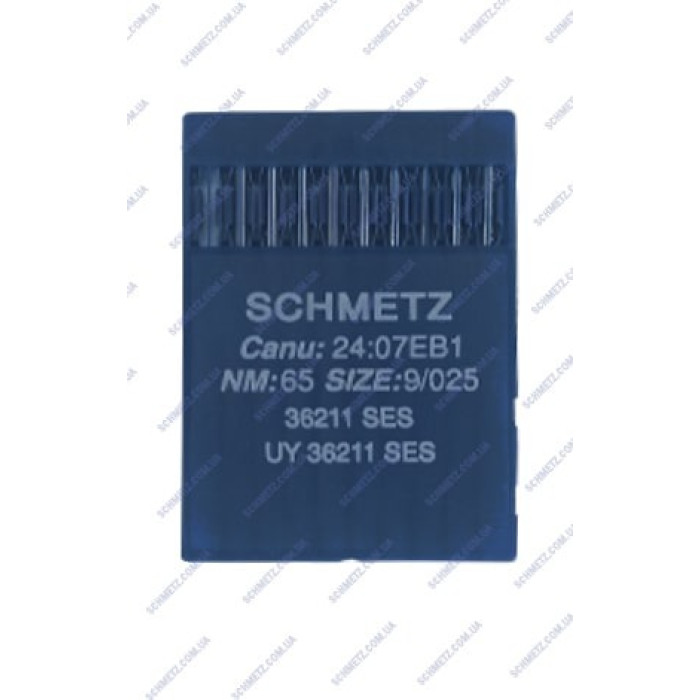 Голки Schmetz 36211 SES №65, 10 шт, для пласкошовних промислових швейних машин