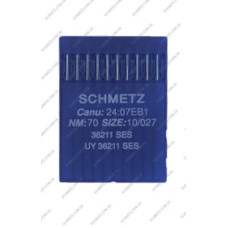 Голки Schmetz 36211 SES №70, 10 шт, для пласкошовних промислових швейних машин