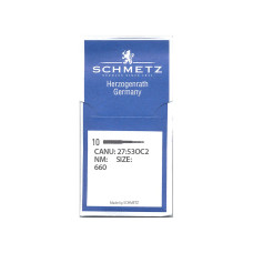 Голки Schmetz 660 №90, 10 шт, для промислових швейних машин імітації ручного стібка