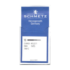 Голки Schmetz 780 C №125 тв.уп, 10 шт, для промислових швейних машин імітації ручного стібка, тверда упаковка