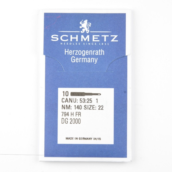 Голки Schmetz 794 H FR №140, 10 шт, для важких промислових швейних машин човникового стібка
