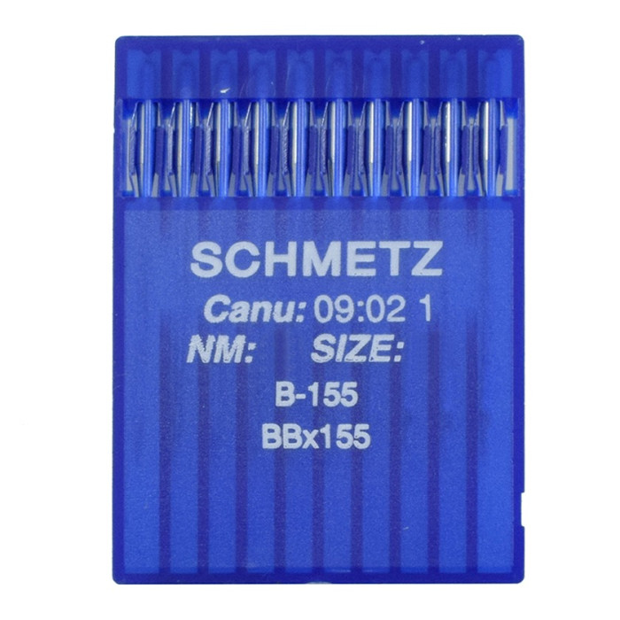 Голки Schmetz B-155 №120, 10 шт, для промислових машин двохниткового ланцюгового стібка