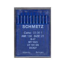 Голки Schmetz B-27 №130, 100 шт, оверлок для промислових швейних машин