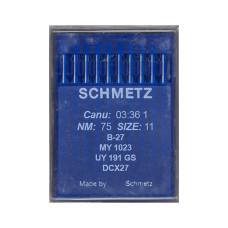 Голки Schmetz B-27 №75, 100 шт, оверлок для промислових швейних машин