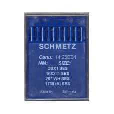 Голки Schmetz DBX1 SES №75, 10 шт, для прямострочних (універсальних) побутових швейних машин